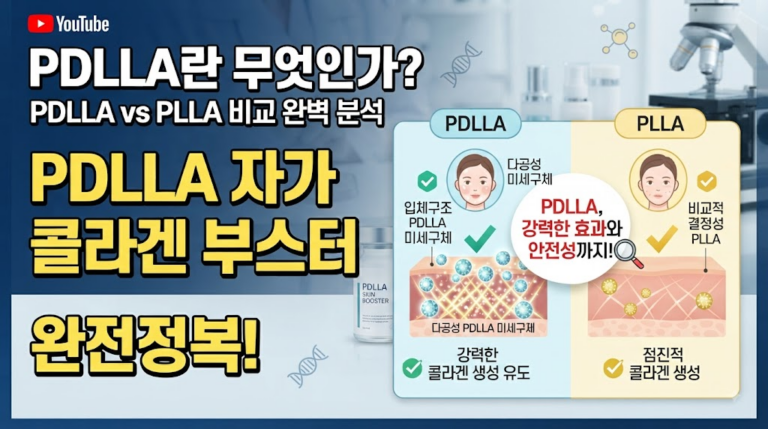 PDLLA란 무엇인가? 자가 콜라겐 부스터의 작용 기전과 PLLA 대비 안전성·효과 완벽 분석