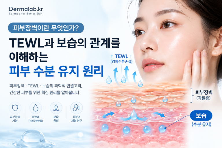 피부장벽이란 무엇인가? TEWL과 보습의 관계를 이해하는 피부 수분 유지 원리